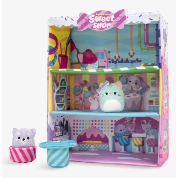 Squishmallows Squishville - Sweet Shop - Mini Plush Playset - Jazwares SQM0341 - Picture 3 of 10
